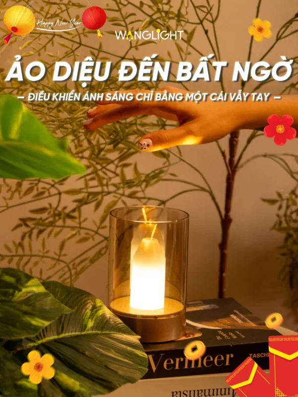 Đèn Nến Cảm Biến, Trang trí phòng ngủ phòng khách